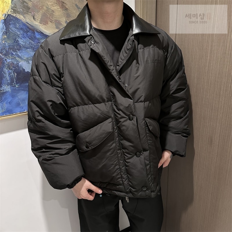 Miu Miu 미우미우 24FW 로고 숏 다운 자켓 의류 4번 이미지