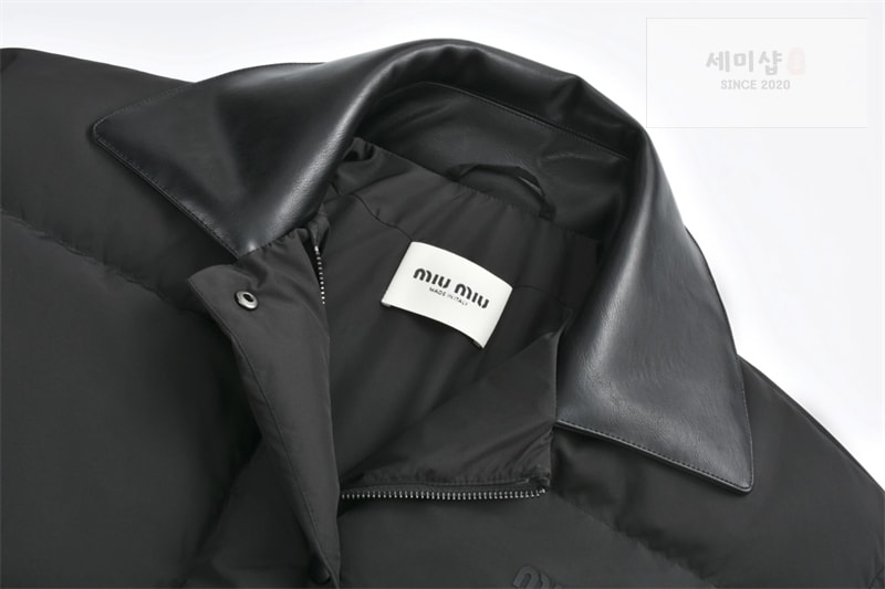 Miu Miu 미우미우 24FW 로고 숏 다운 자켓 의류 10번 이미지