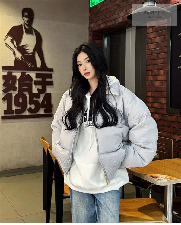 Miu Miu 미우미우 24FW 로고 패딩 자켓 의류 4번 이미지