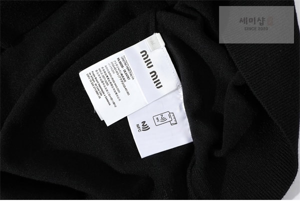 Miu Miu 미우미우 24SS 로고 울 니트 폴로 티셔츠 의류 11번 이미지