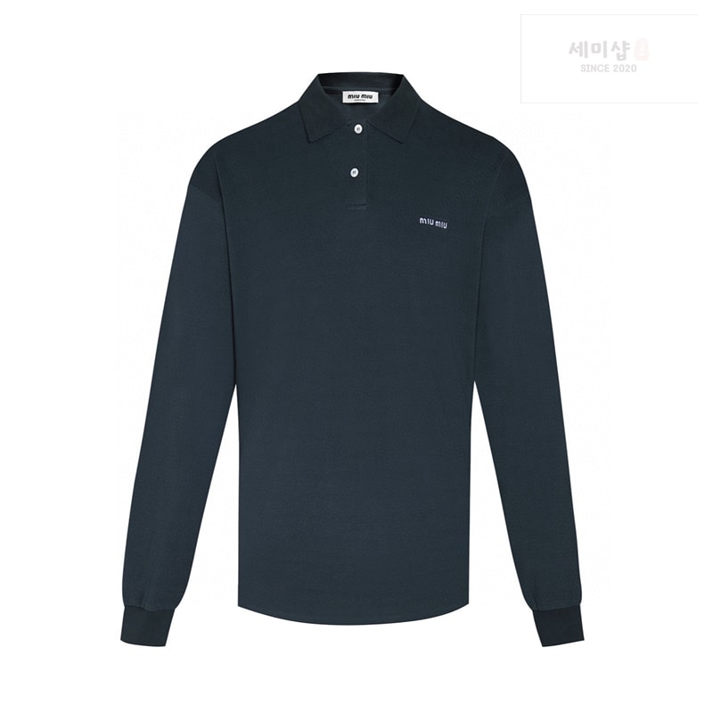 Miu Miu 미우미우 25SS 스몰로고 폴로 셔츠 의류 2번 이미지
