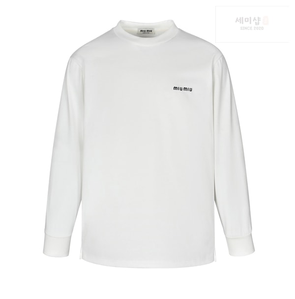 Miu Miu 미우미우 25SS 스몰 로고 맨투맨 스웨트셔츠 의류 9번 이미지