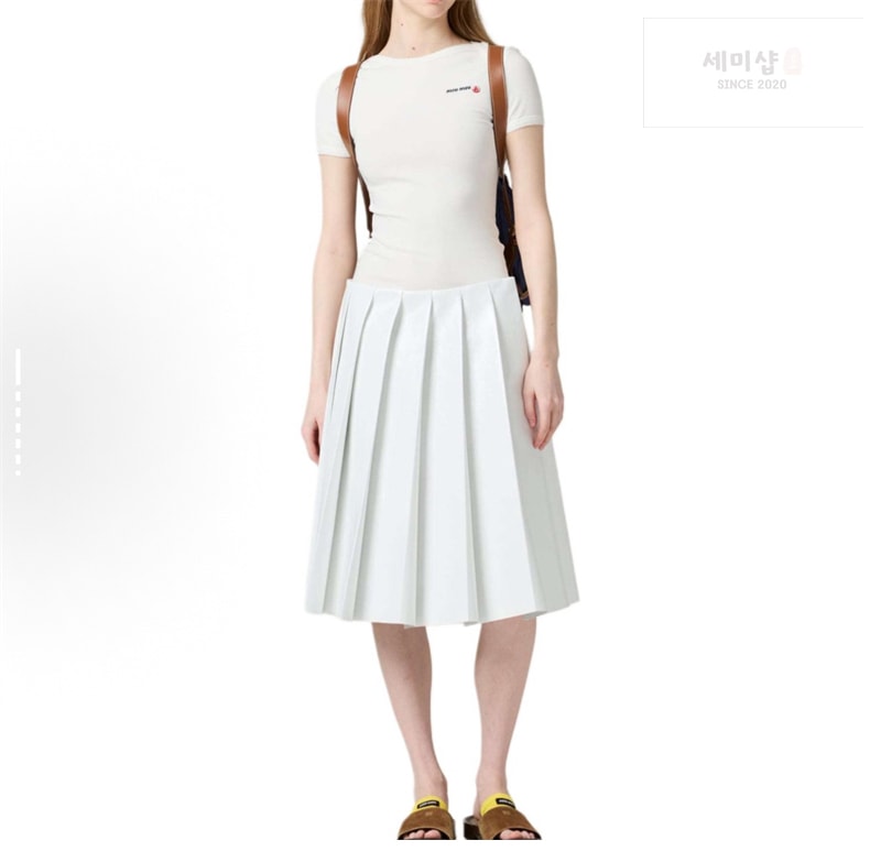 Miu Miu 미우미우 x 프티바토 로고 반팔티셔츠 의류 15번 이미지