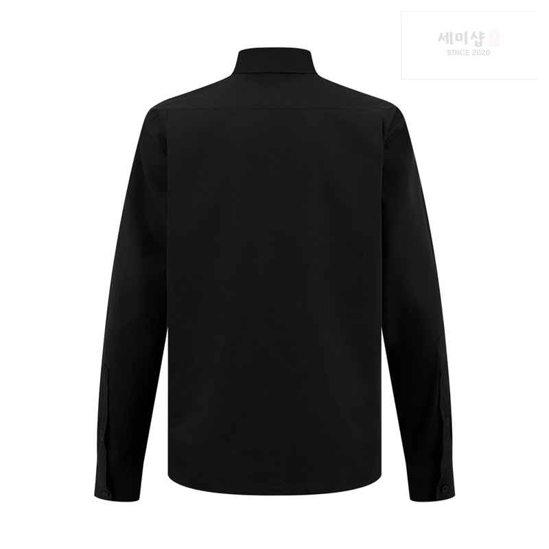 Balenciaga 발렌시아가 나노 BB 아트워크 포플린 셔츠 블랙 의류 13번 이미지