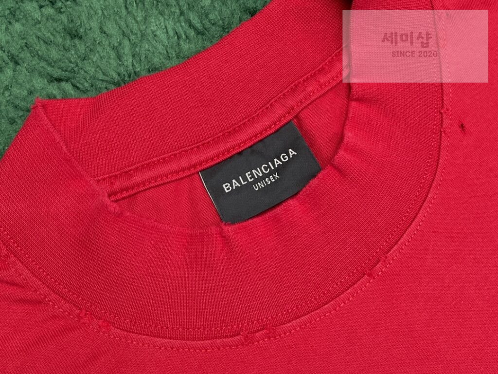 Balenciaga 발렌시아가 남자 TO MY LOVE 핏 블랙 미디엄 티셔츠 BLACK 의류 10번 이미지