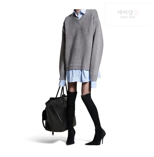 Balenciaga 발렌시아가 레이어드 셔츠 V 넥 스웨터 2컬러 의류 30번 이미지