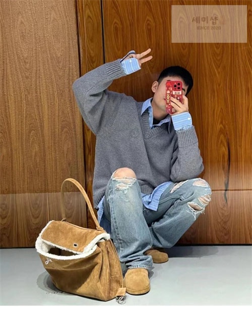 Balenciaga 발렌시아가 레이어드 셔츠 V 넥 스웨터 2컬러 의류 20번 이미지