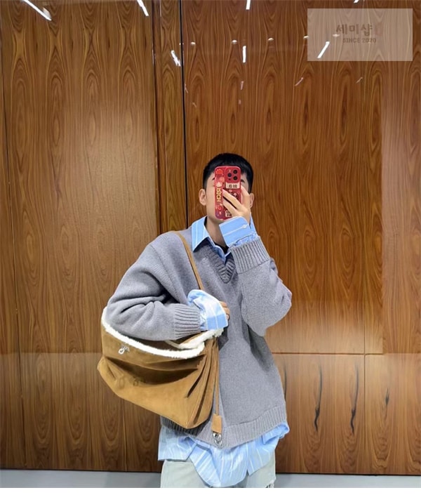 Balenciaga 발렌시아가 레이어드 V넥 셔츠 스웨터 의류 5번 이미지