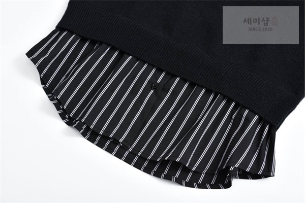 Balenciaga 발렌시아가 레이어드 V넥 셔츠 스웨터 의류 13번 이미지
