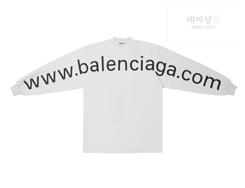 Balenciaga 발렌시아가 롱슬리브 도트 BAL.COM 긴팔 티셔츠 의류 4번 이미지