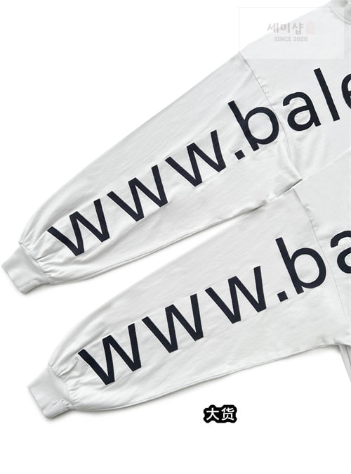 Balenciaga 발렌시아가 롱슬리브 도트 BAL.COM 긴팔 티셔츠 의류 19번 이미지