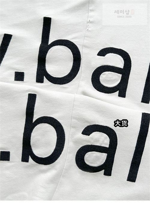 Balenciaga 발렌시아가 롱슬리브 도트 BAL.COM 긴팔 티셔츠 의류 9번 이미지
