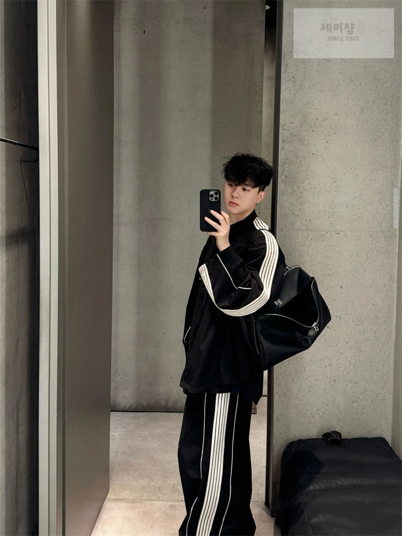 Balenciaga 발렌시아가 루프 스포츠 아이콘 스트레치 테크니컬 패브릭 트랙수트 자켓 의류 1번 이미지