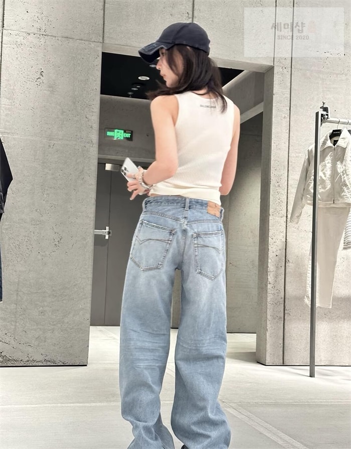 Balenciaga 발렌시아가 립 니트 탱크 탑 의류 13번 이미지