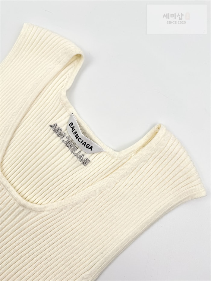 Balenciaga 발렌시아가 립 니트 탱크 탑 의류 11번 이미지
