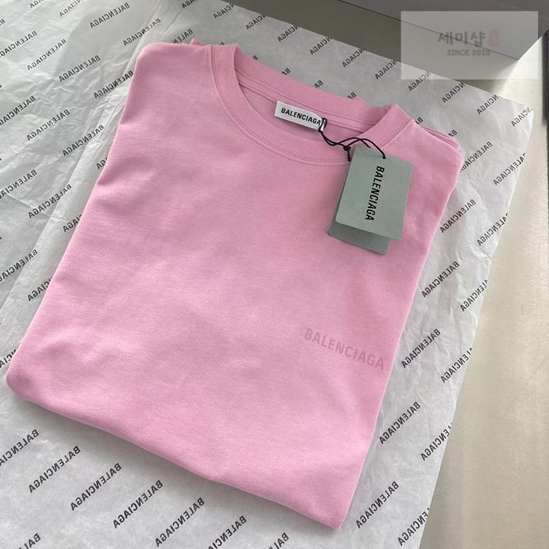 Balenciaga 발렌시아가 스몰로고 반팔 티셔츠 레플리카 1번 이미지 - 의류 | 세미샵 레플리카 사이트