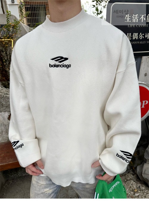 Balenciaga 발렌시아가 스키 3B 스포츠 아이콘 스웨터 니트 의류 25번 이미지