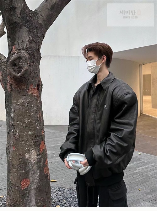 Balenciaga 발렌시아가 스포티 B 시어링 재킷 블랙 의류 9번 이미지