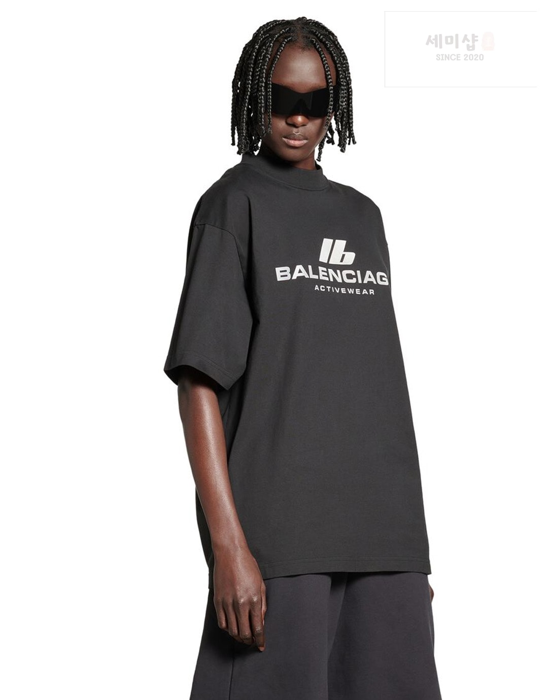 Balenciaga 발렌시아가 액티브웨어 빈티지 저지 미디엄핏 반팔 티셔츠 “2COLOR” NO.1 의류 19번 이미지