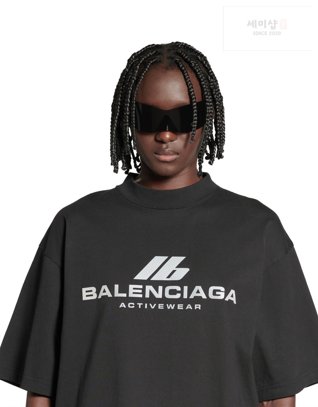 Balenciaga 발렌시아가 액티브웨어 빈티지 저지 미디엄핏 반팔 티셔츠 “2COLOR” NO.1 의류 2번 이미지