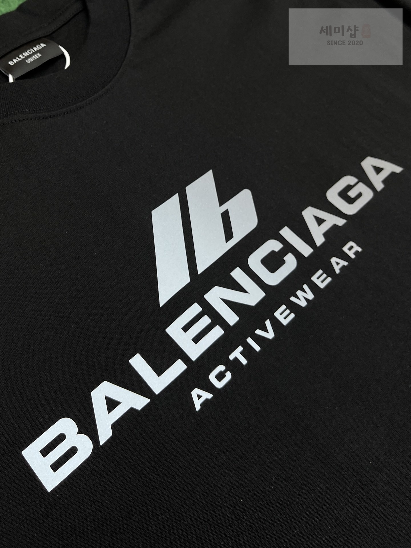 Balenciaga 발렌시아가 액티브웨어 빈티지 저지 미디엄핏 반팔 티셔츠 “2COLOR” NO.1 의류 9번 이미지