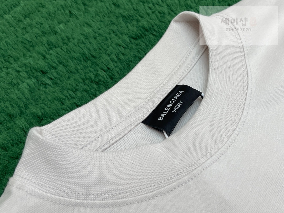 Balenciaga 발렌시아가 액티브웨어 빈티지 저지 미디엄핏 반팔 티셔츠 “2COLOR” NO.1 의류 14번 이미지