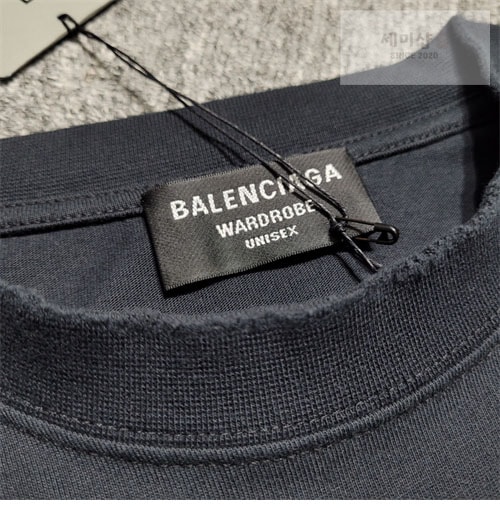 Balenciaga 발렌시아가 웨이브로고 반팔 티셔츠 의류 5번 이미지
