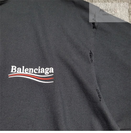 Balenciaga 발렌시아가 웨이브로고 반팔 티셔츠 의류 7번 이미지