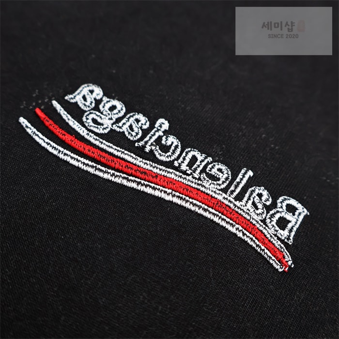 Balenciaga 발렌시아가 웨이브로고 폴리티컬 캠페인 인사이드 아웃 반팔 티셔츠 레플리카 5번 이미지 - 의류 | 세미샵 레플리카 사이트