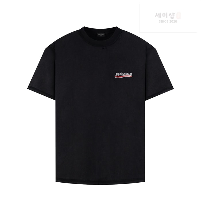 Balenciaga 발렌시아가 웨이브로고 폴리티컬 캠페인 인사이드 아웃 반팔 티셔츠 레플리카 20번 이미지 - 의류 | 세미샵 레플리카 사이트