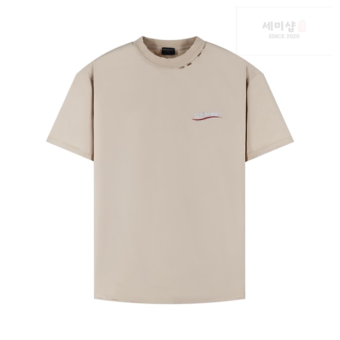 Balenciaga 발렌시아가 웨이브로고 폴리티컬 캠페인 인사이드 아웃 반팔 티셔츠 레플리카 11번 이미지 - 의류 | 세미샵 레플리카 사이트
