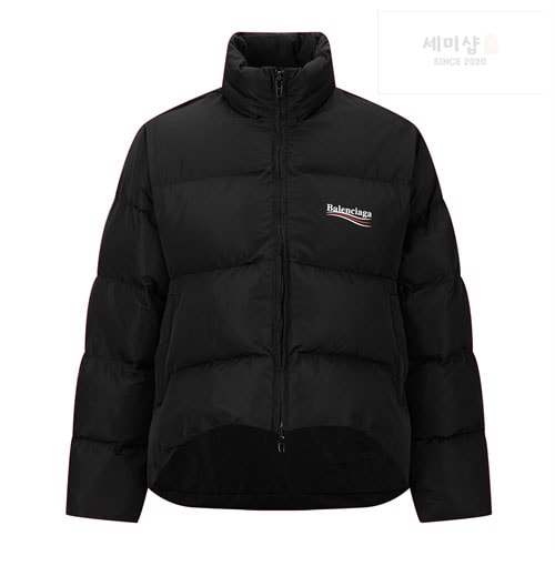 Balenciaga 발렌시아가 웨이브로고 C-쉐입 패딩 자켓 의류 1번 이미지
