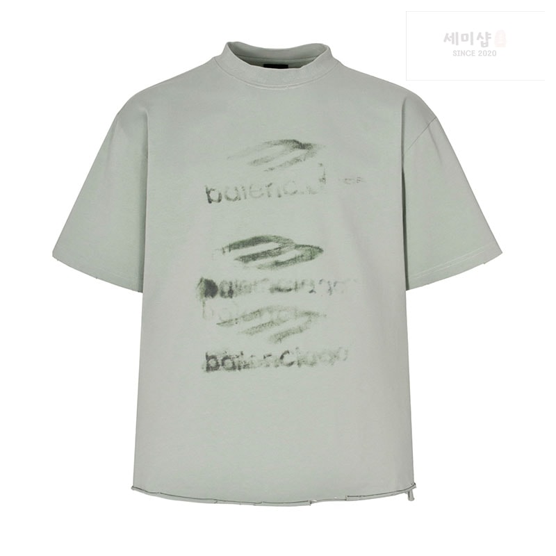 Balenciaga 발렌시아가 유니섹스 DIY 반팔 티셔츠 의류 13번 이미지