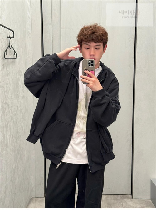 Balenciaga 발렌시아가 유니티 스포츠 아이콘 인코그니토 오버사이즈 후드 집업 레플리카 8번 이미지 - 의류 | 세미샵 레플리카 사이트