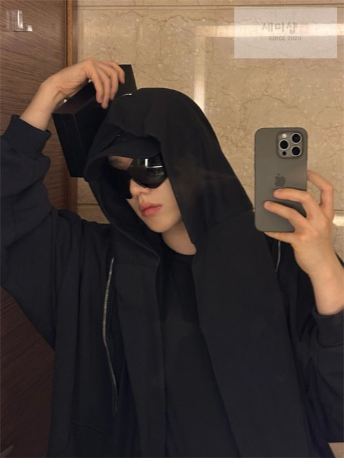Balenciaga 발렌시아가 유니티 스포츠 아이콘 인코그니토 오버사이즈 후드 집업 레플리카 10번 이미지 - 의류 | 세미샵 레플리카 사이트