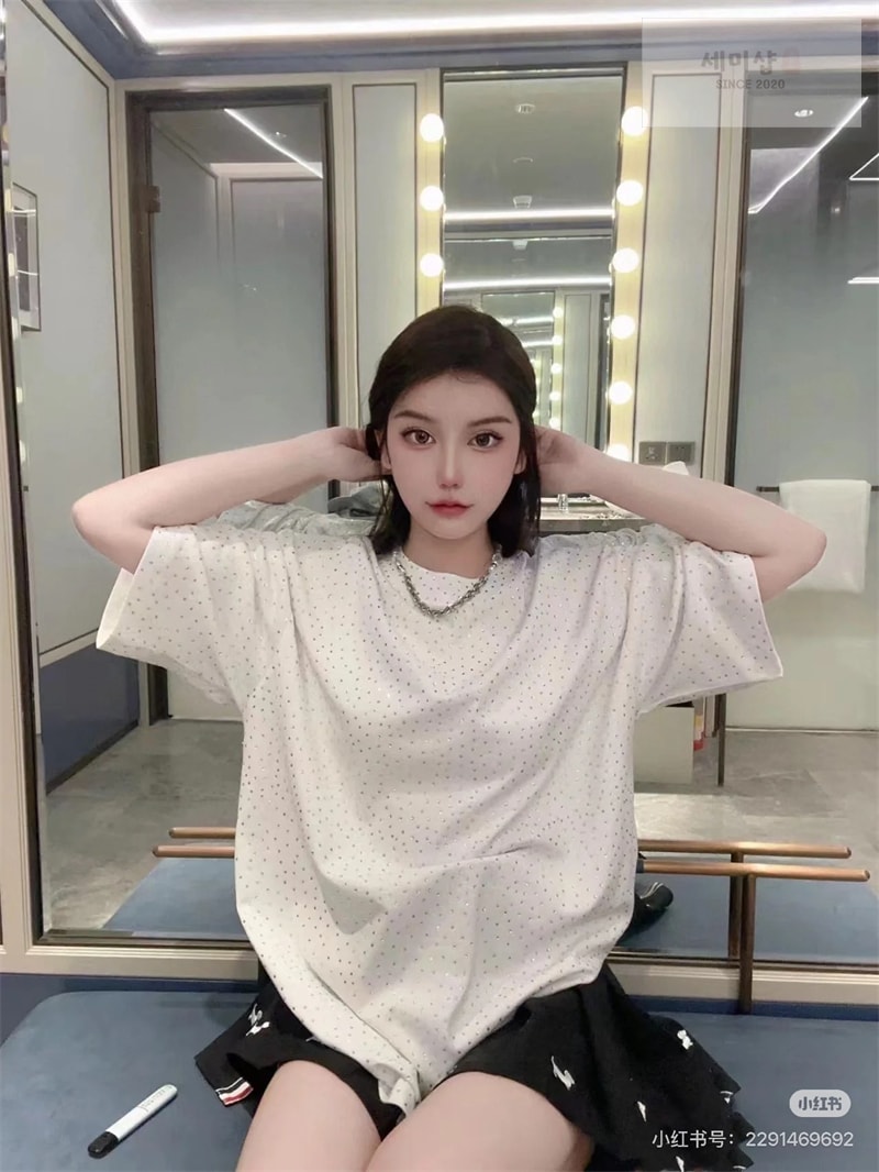 Balenciaga 발렌시아가 큐빅 오버사이즈 반팔 티셔츠 의류 13번 이미지