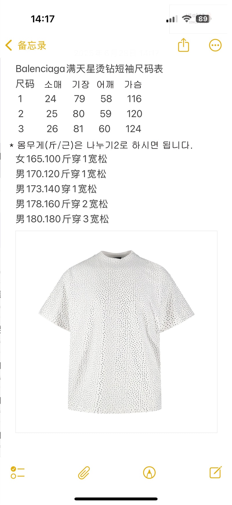 Balenciaga 발렌시아가 큐빅 오버사이즈 반팔 티셔츠 의류 10번 이미지