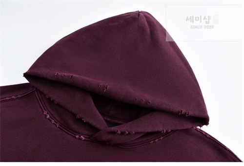 Balenciaga 발렌시아가 테이프 타입 립드 포켓 오버사이즈 후드 의류 8번 이미지