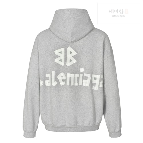Balenciaga 발렌시아가 테이프 타입 립드 포켓 오버사이즈 후드 의류 16번 이미지