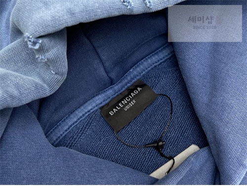 Balenciaga 발렌시아가 테이프 타입 립드 포켓 오버사이즈 후드 3컬러 의류 19번 이미지