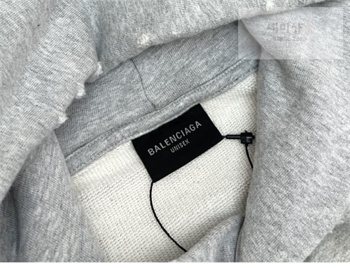 Balenciaga 발렌시아가 테이프 타입 립드 포켓 오버사이즈 후드 3컬러 의류 27번 이미지