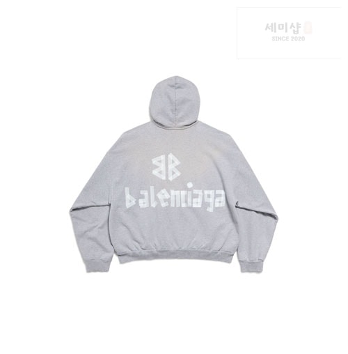 Balenciaga 발렌시아가 테이프 타입 립드 포켓 오버사이즈 후드 3컬러 의류 29번 이미지