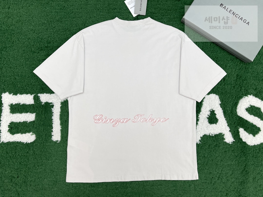Balenciaga 발렌시아가 파리 리버티 문 미디엄 핏 반팔 티셔츠 “2COLOR” NO.1 의류 13번 이미지