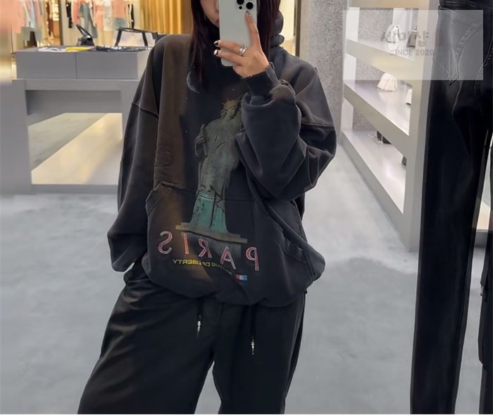 Balenciaga 발렌시아가 파리 리버티 오버사이즈 후디 의류 3번 이미지