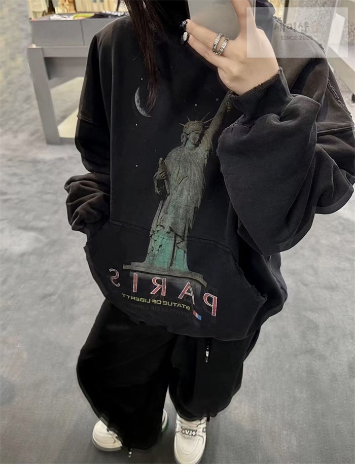 Balenciaga 발렌시아가 파리 리버티 오버사이즈 후디 의류 4번 이미지