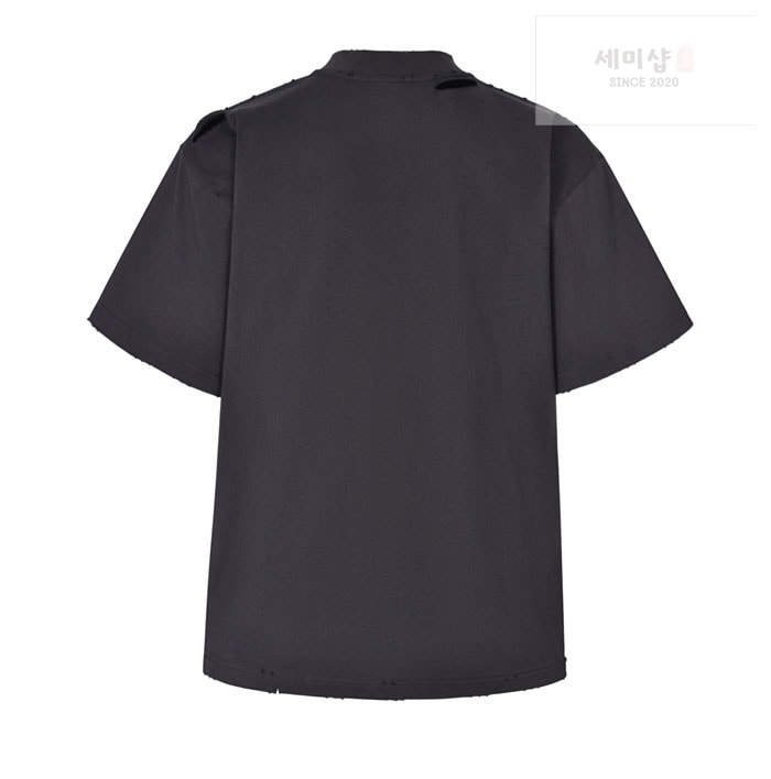 Balenciaga 발렌시아가 패션 디자이너 오버사이즈 반팔 티셔츠 2컬러 블랙 의류 23번 이미지