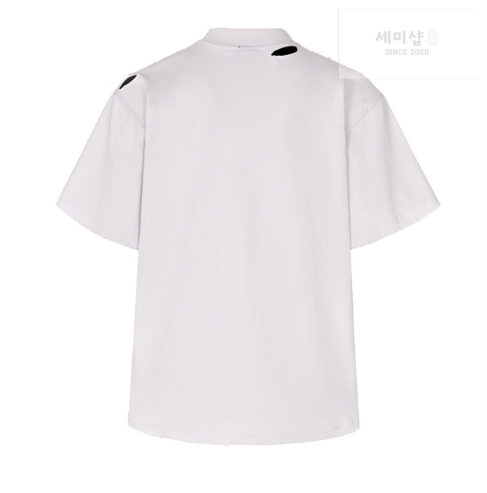 Balenciaga 발렌시아가 패션 디자이너 오버사이즈 반팔 티셔츠 2컬러 블랙 의류 14번 이미지