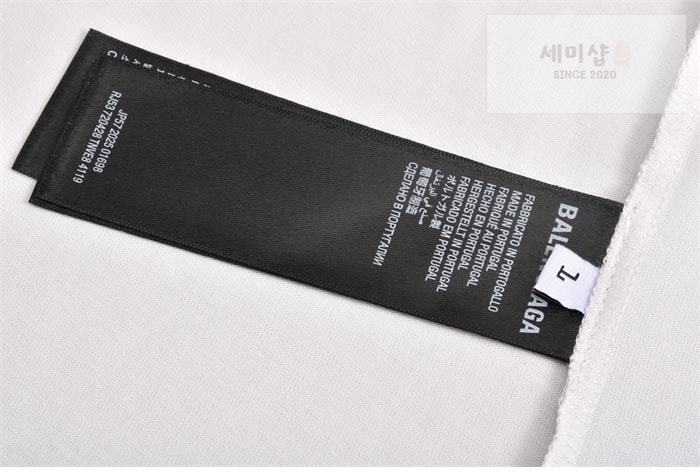 Balenciaga 발렌시아가 패션 디자이너 오버사이즈 반팔 티셔츠 2컬러 블랙 의류 20번 이미지