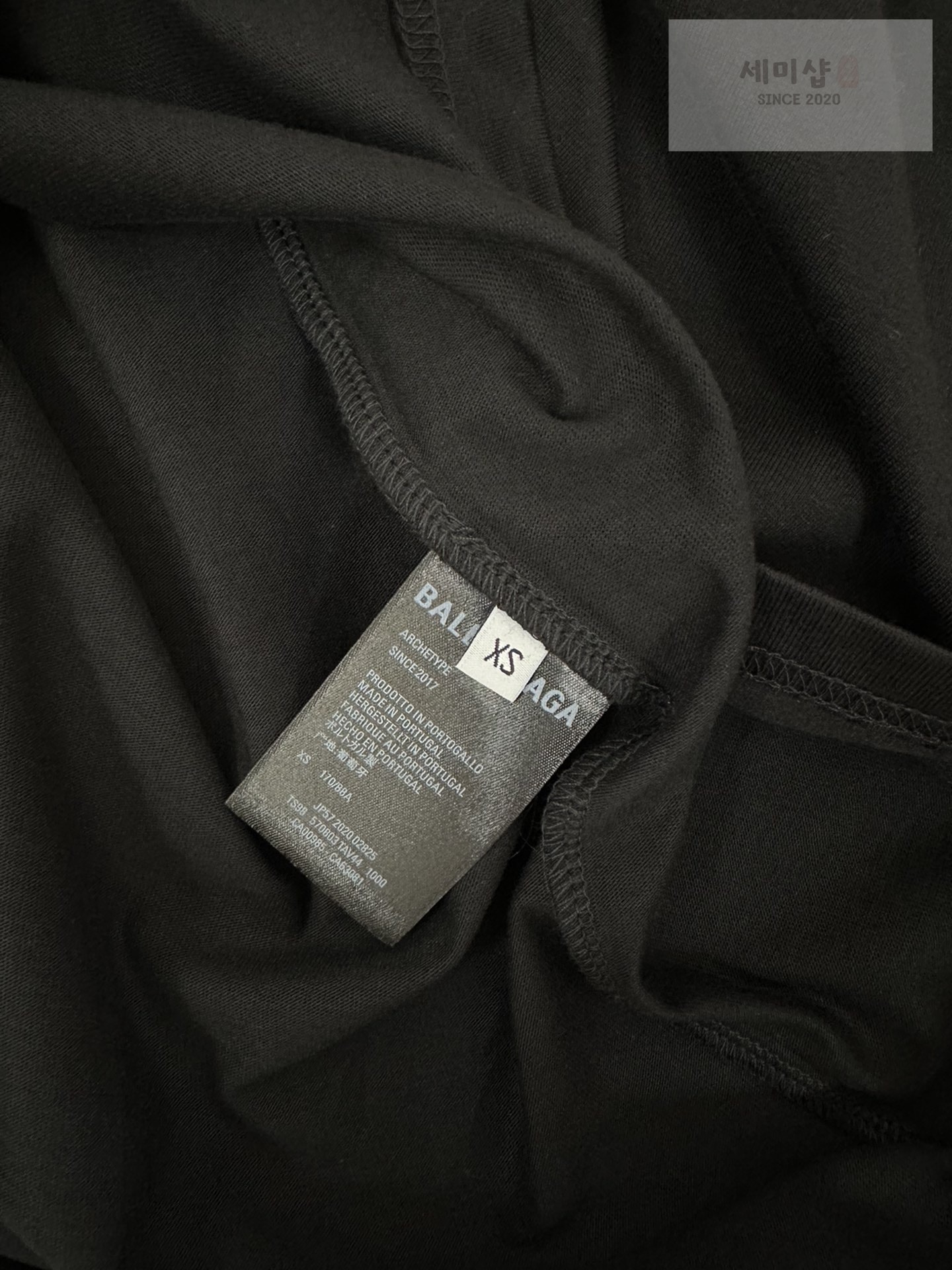 Balenciaga 발렌시아가 폴리티컬 로고 켐페인 라지 핏 반팔 티셔츠 블랙 의류 16번 이미지