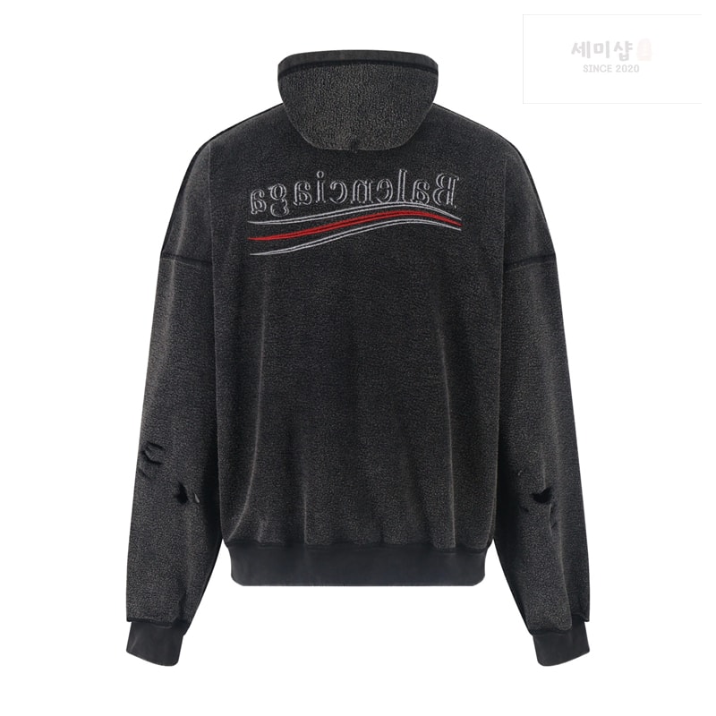 Balenciaga 발렌시아가 폴리티컬 캠페인 인사이드 아웃 라지 핏 집업 후드 의류 5번 이미지
